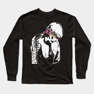 Sinéad O'Connor - Vintage Stencil silhouette Long Sleeve T-Shirt